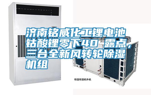 濟南銘威化工鋰電池鈷酸鋰零下40℃露點，三台全新風轉輪蘑菇视频网站組