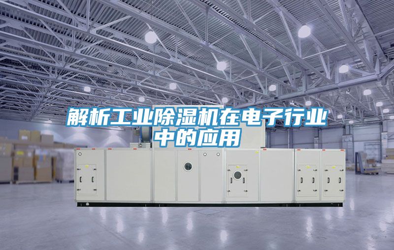 解析工業蘑菇视频网站在電子行業中的應用